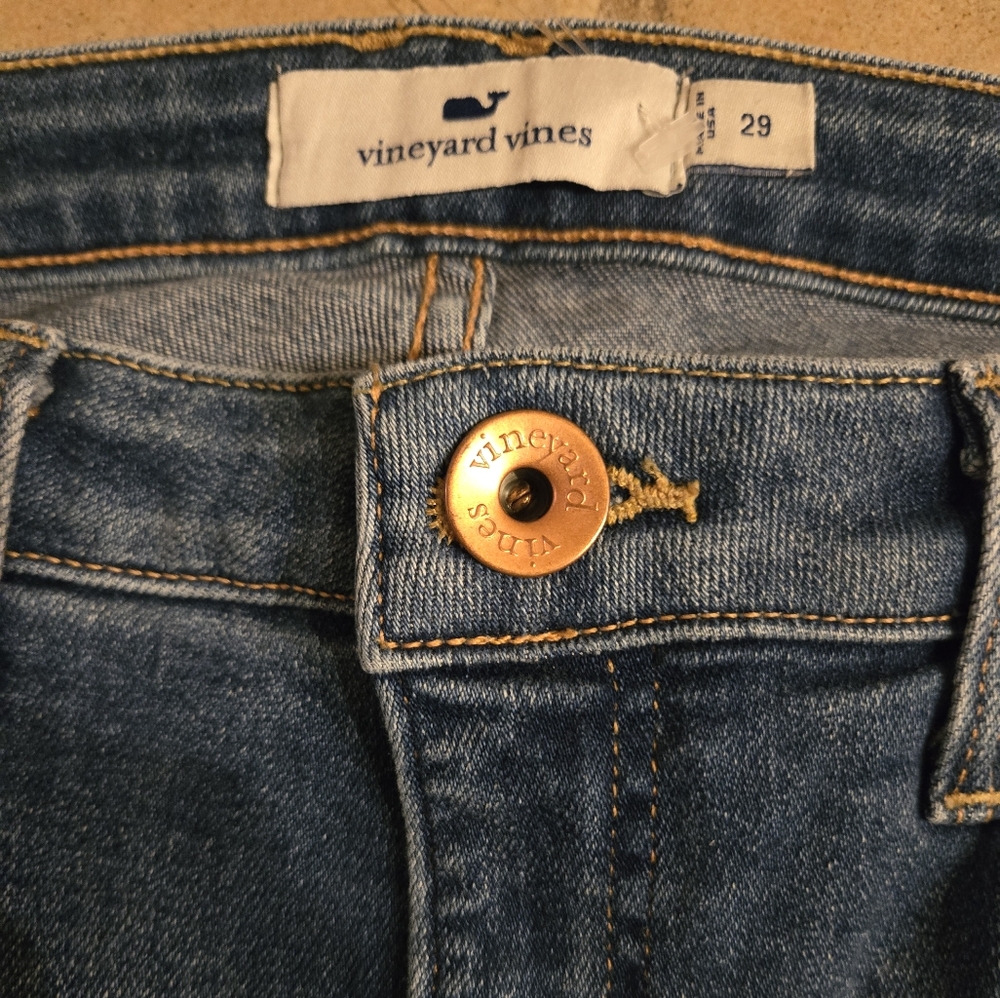 Vineyard Vines Jamie High Rise Skinny Jeans Size 29 $178 MSRP - Picture 6 of 12